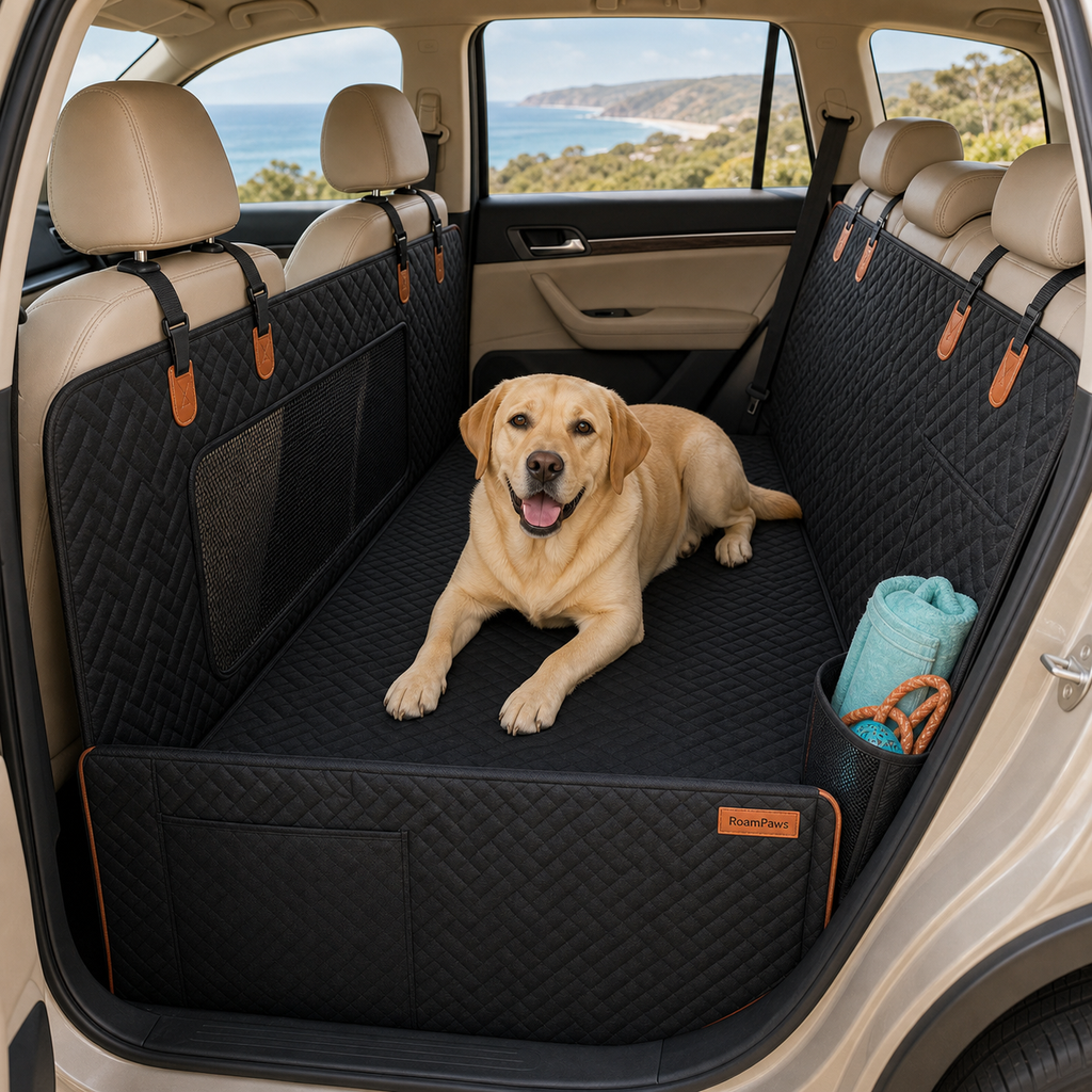RoamPaws RoadNest Hard-Bottom Backseat Extender